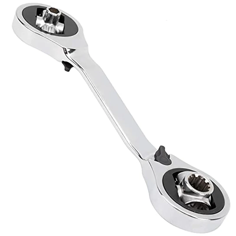

52 In1 Double Head Wrench Socket Wrench Rotary Spanner Work 360 Degree Rotation Spanner Universal Furniture Car Repair Hand Tool