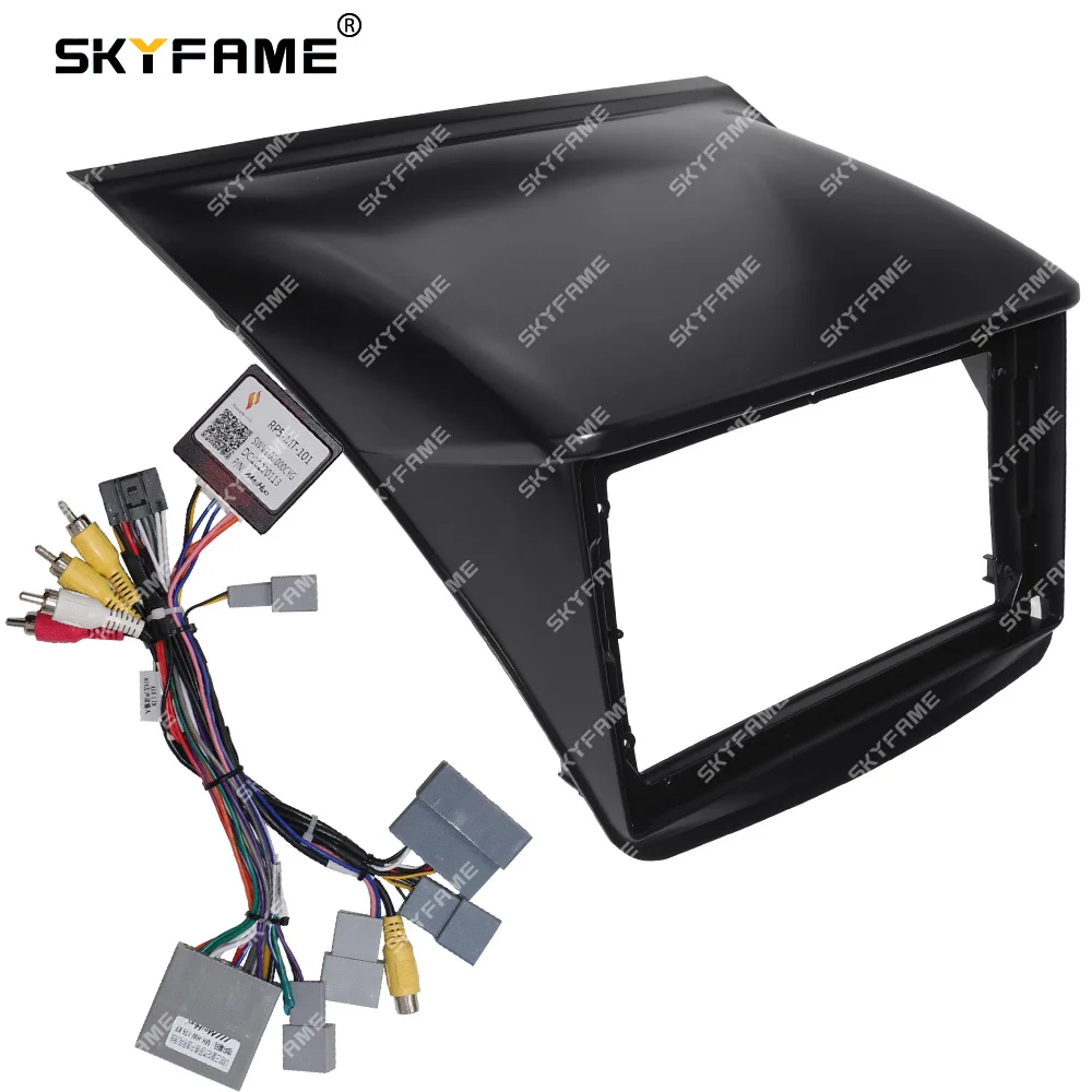 

SKYFAME Автомобильная рамка Fascia адаптер для Mitsubishi Pajero Sport 2 Triton L200 Android радио приборная панель комплект