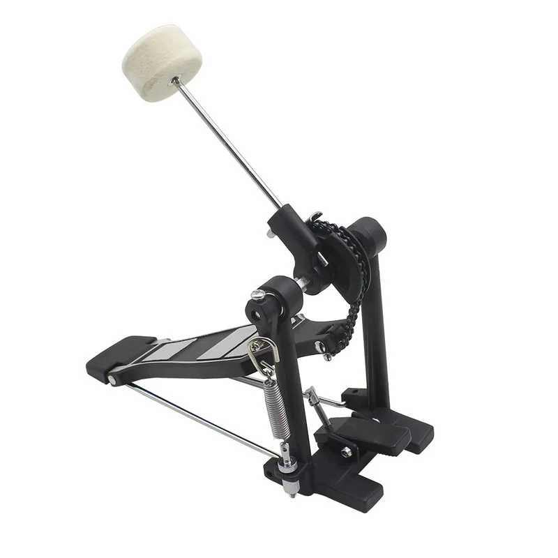 High Quality Bass Drum Pedal Beater Singer Tension Spring and Single Chain Drive Percussion Instrument Parts & Accessories