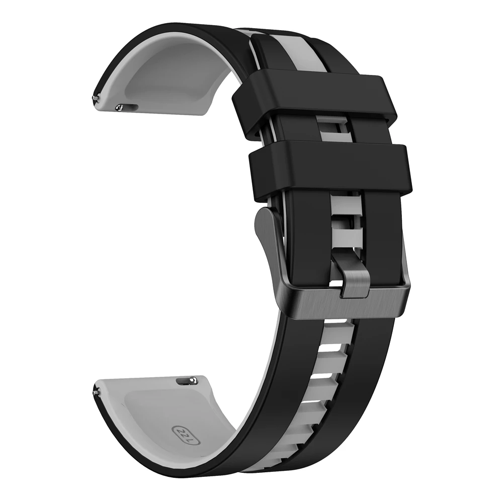 Двухцветный спортивный ремешок 22 мм для Xiaomi Watch color 2 Band Mi Pro S3 S2 S1 Active/Pro Браслет Correas