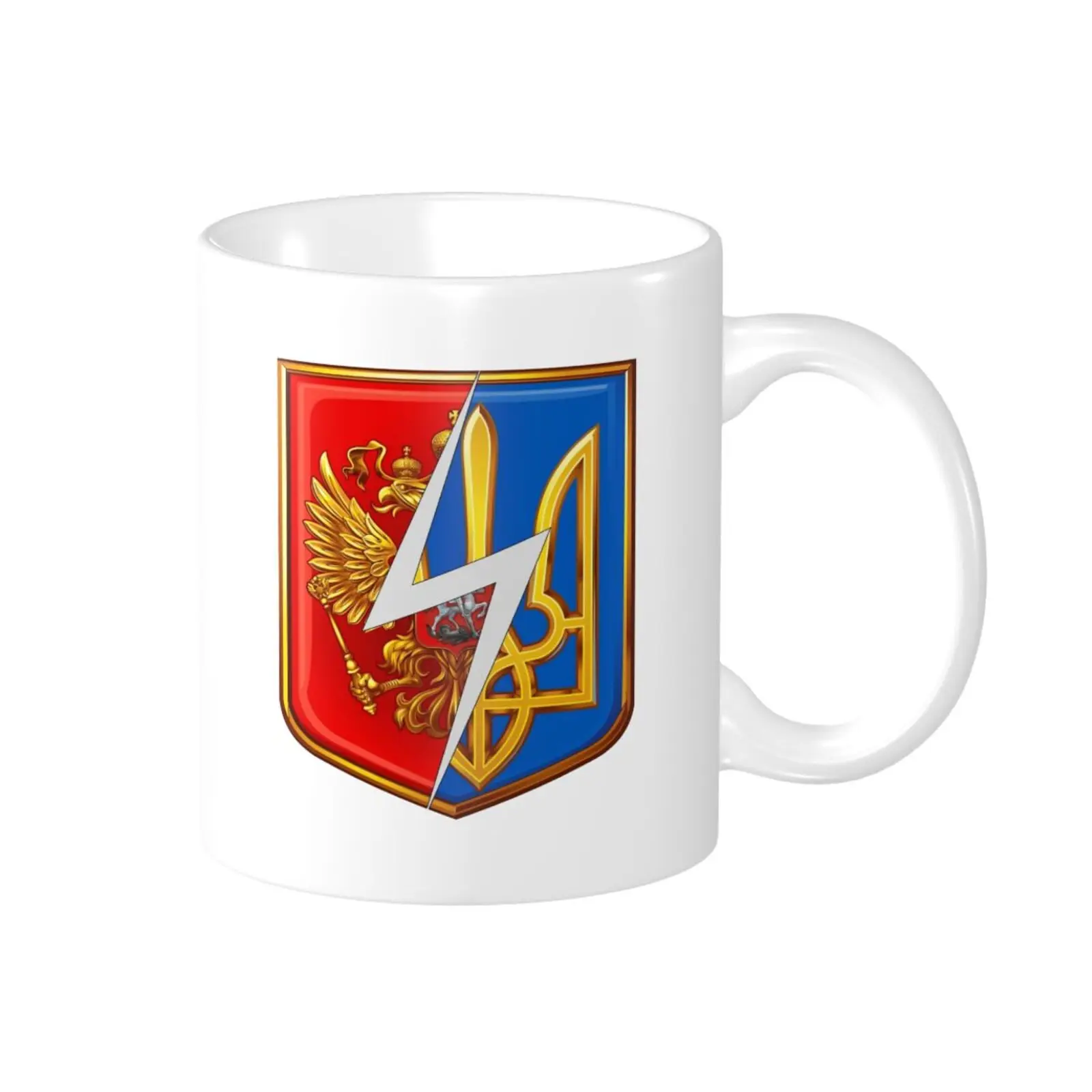 Украинский значок уникальная керамическая кружка для белого кофе чайная чашка