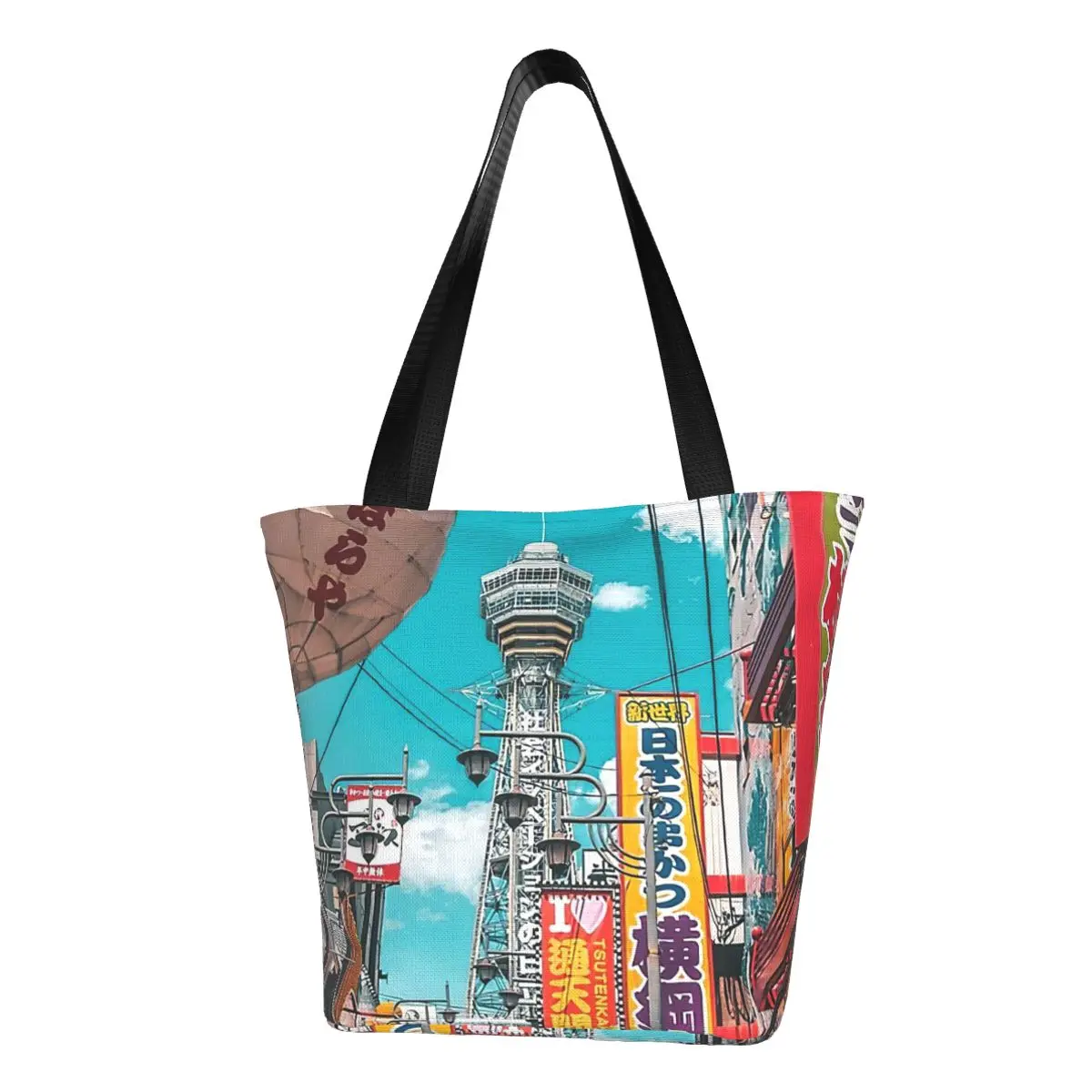 Anime Osaka Blues Mouse Pad Shopping Bag Aesthetic Cloth Outdoor Handbag Female Fashion Bags