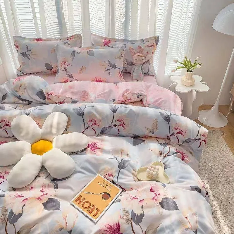 4 шт. Набор простыней Простыня Одеяло Наборы пододеяльников