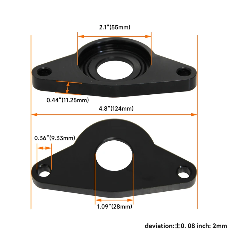 Фото SSQV выдувной клапан + комплект адаптера фланеца Bov для Subaru Impreza WRX 02-07 STI 02-14 №3