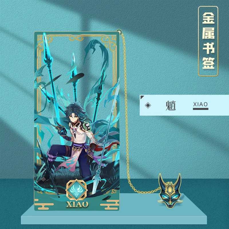 Металлическая полая Закладка для фигурки Neuvillette Wriothesley Freminet