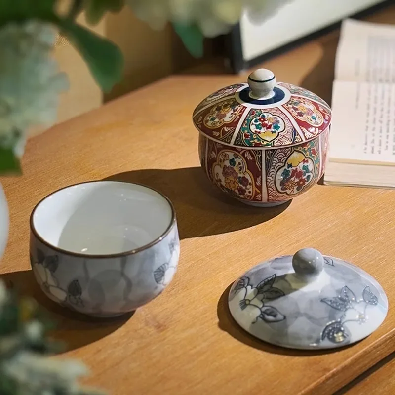 AhunderJiaz винтажная керамическая миска для десерта с крышкой французский дизайн