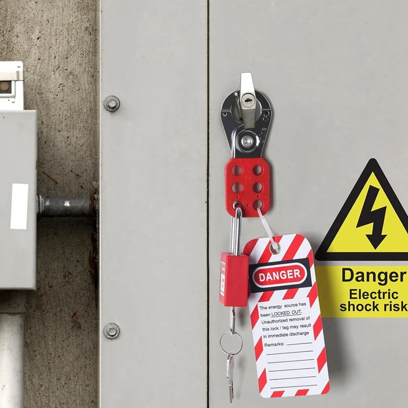 Комплект блокировки Tagout Блокировка электрогруппы Haspstags блокировка промышленных