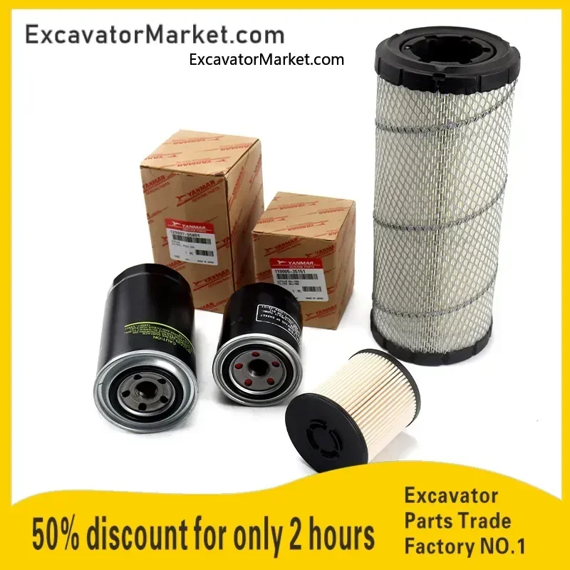 Для Doushan Daewoo DX55-9C Yangma элемент фильтра дизельного топлива двигателя воздушного