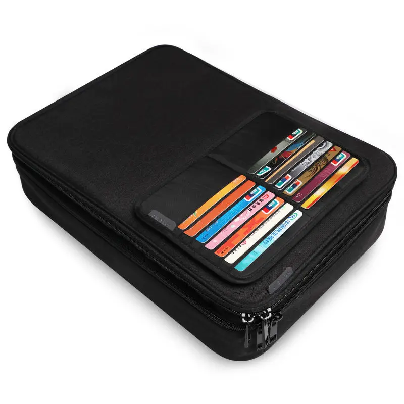 Large Capacity Multi-Layer Document Tickets Storage Bag Multifunction File Organizer Case Home Travel Passport Briefcase Supplie