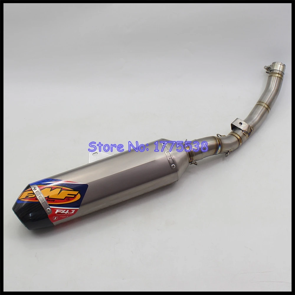 Титановый сплав для Yamaha WR250X 2008-2011 выхлопная труба глушителя мотоцикла карбоновая