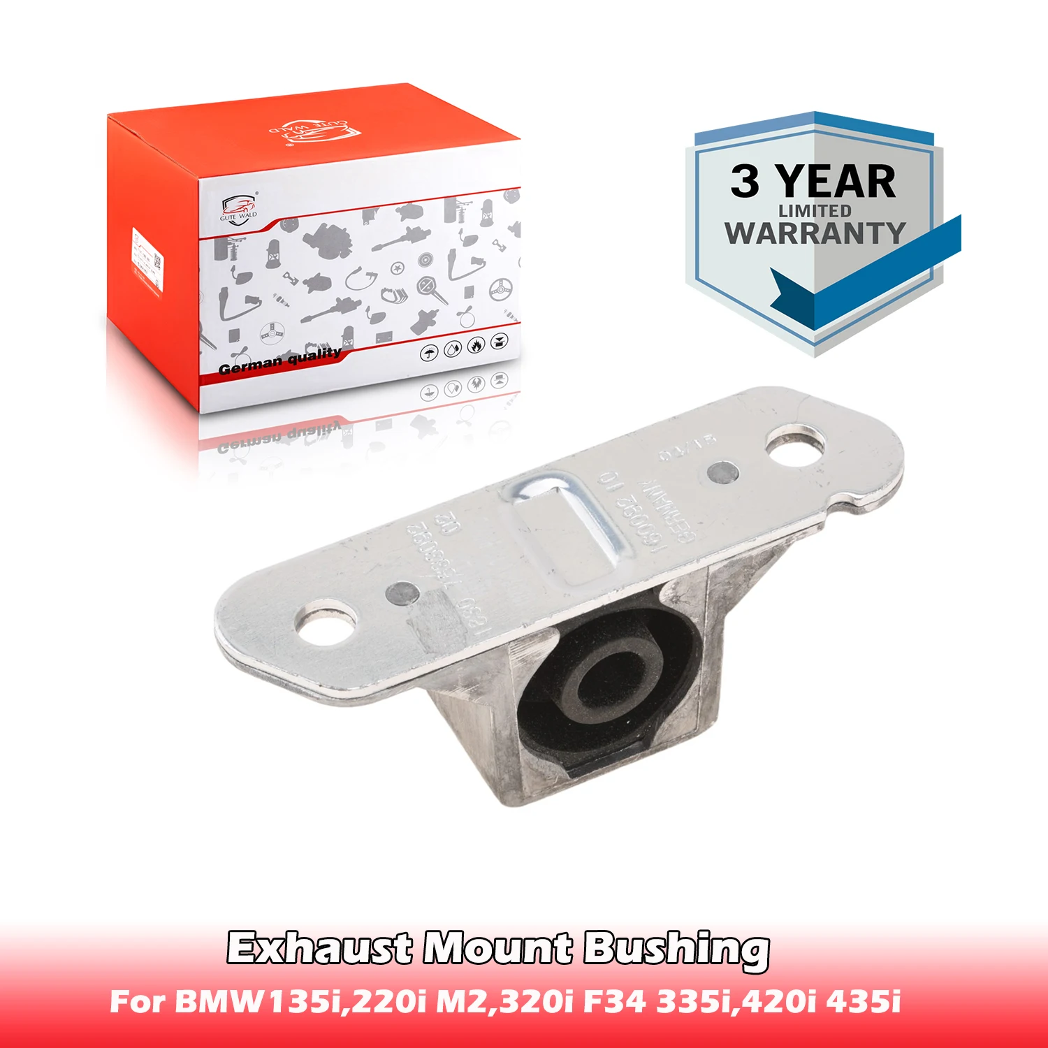 

Втулка выхлопного крепления 18307633092 для BMW F20 135i,F23 (F22, F87) 220i M2,(F30, F80) 320i F34 335i,(F33, F83) 420i 435i