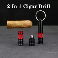 cohiba cigar draw enhancer tool smoker dredge drilled 2 in 1 multifunction cuban portable cigar punch holder sharp cigar needles