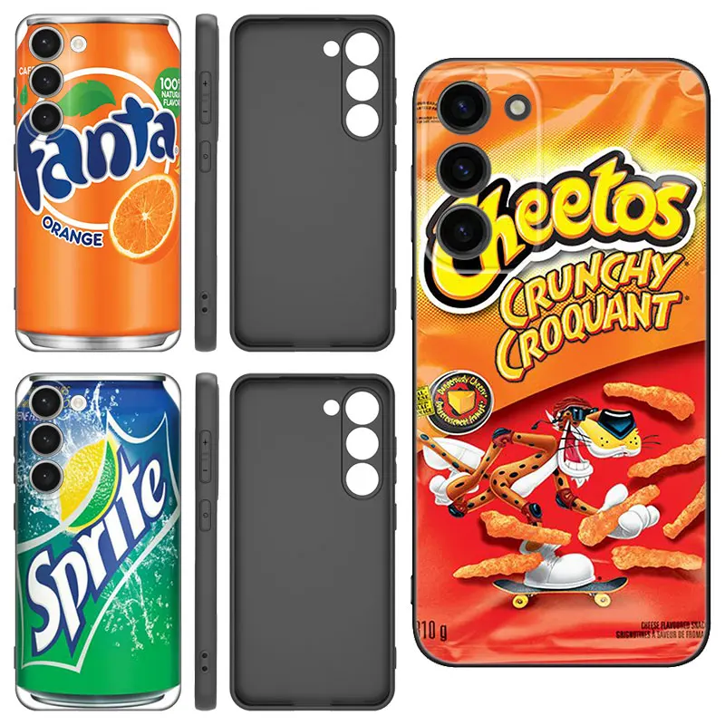 Силиконовый чехол для телефона Samsung Galaxy S20 S21 S23 S24 FE S22 Ultra S8 S9 S10 Plus