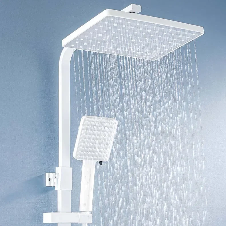 Белый пианино ванная комната спринклерная система для душа качественная латунь