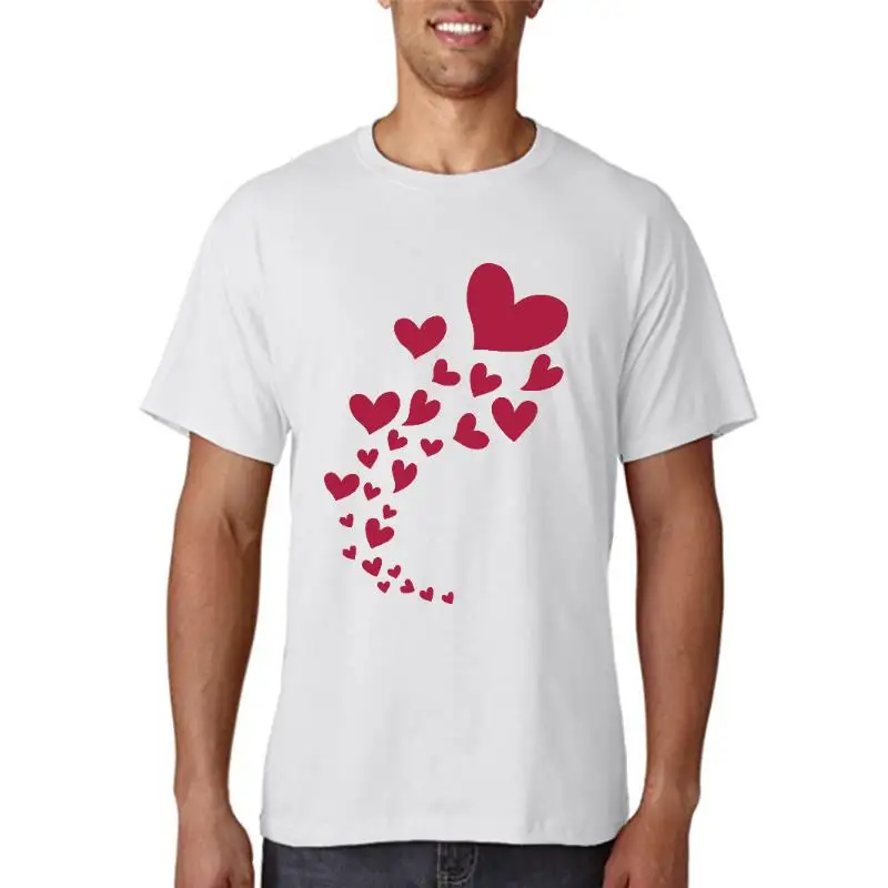 

Женские топы Red Love, женские повседневные футболки Flying Love, новые женские модные футболки с круглым вырезом, женские топы