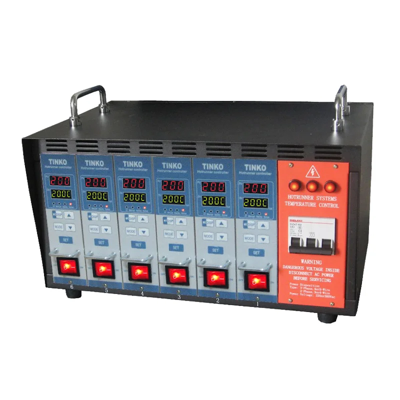 

6 zone PID temperature controller thermocouple input HRTC molding hot runner system plastic industry machine control