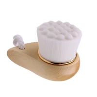 wooden handle face cleansing brush skin care beauty tools facial brush face wash cleaner massage exfoliator cleaning tool