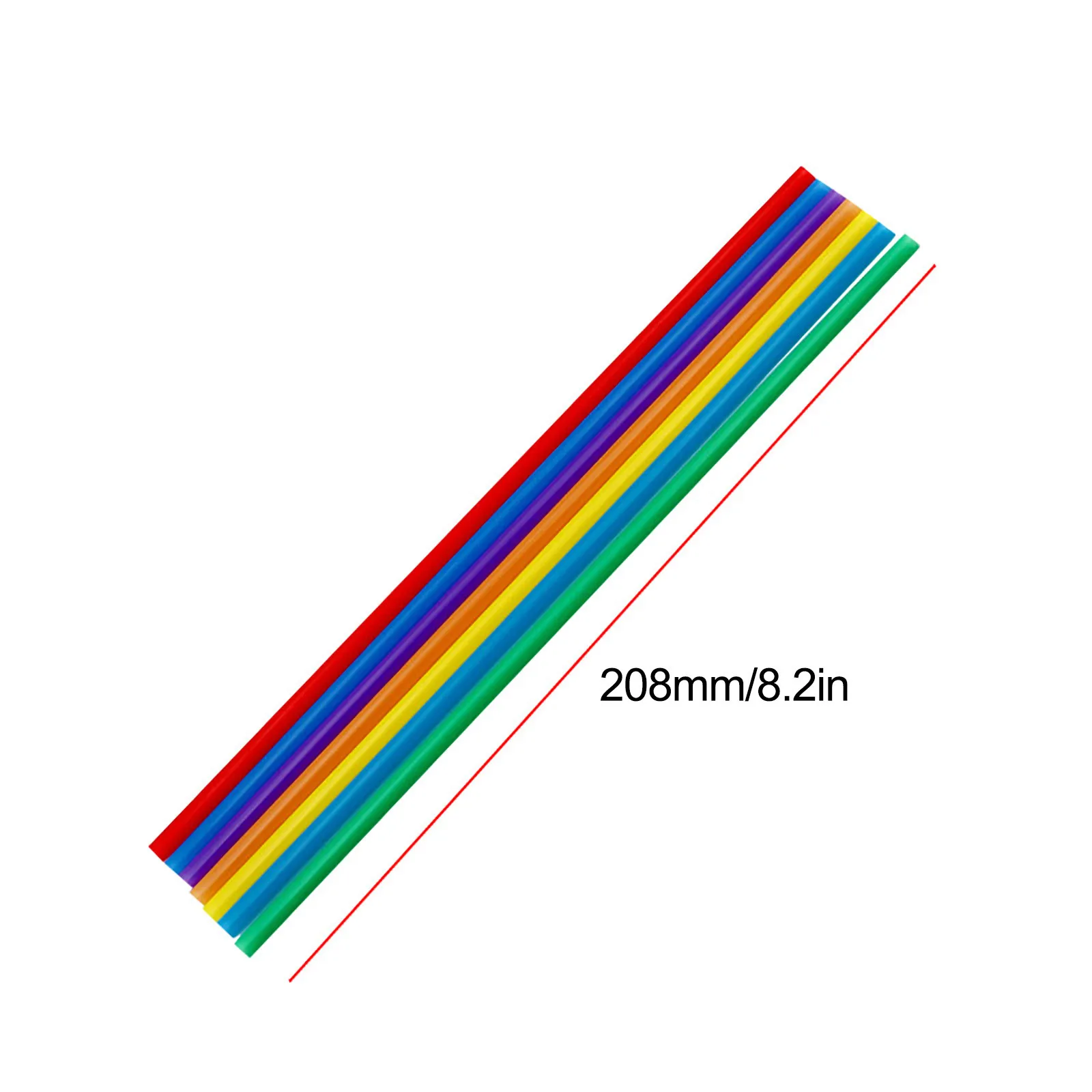 Разные Цвета Одноразовые Трубочки Для Перемешивания Напитков 100/200/300/500/600/1000