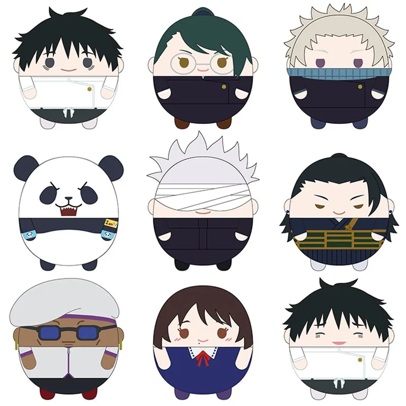 

New Cute Japan Anime Jujutsu Kaisen Gojo Satoru Okkotsu Yuta Orimoto Rika Mochi M Size Plush Stuffed Toy Doll 20cm Kids Gifts