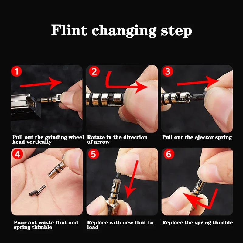 Креативная металлическая модель пистолета зажигалка бутановая газовая струя