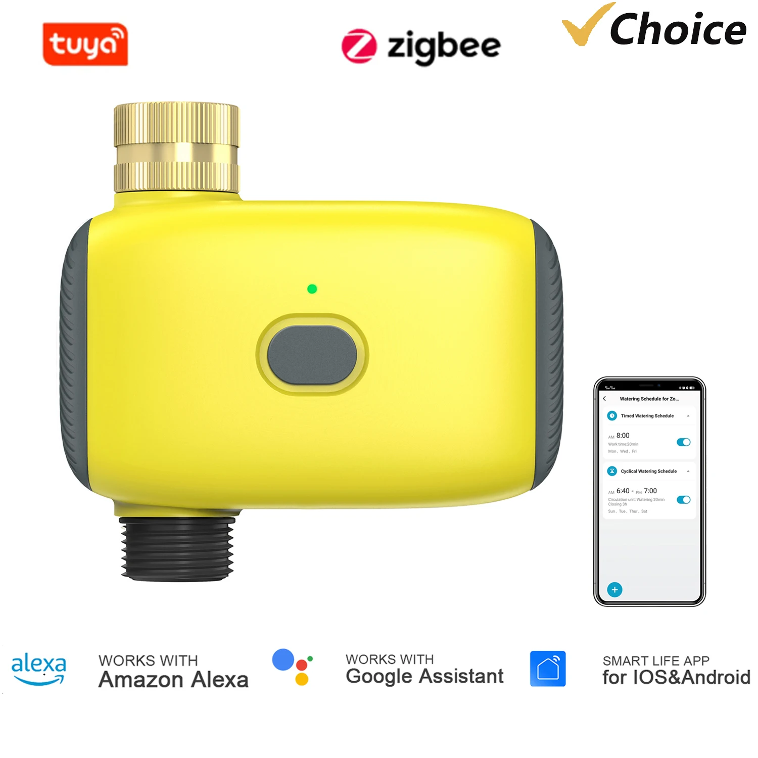 Автоматический таймер полива BSP3/4 &quot садовые клапаны с таймером для регулировки