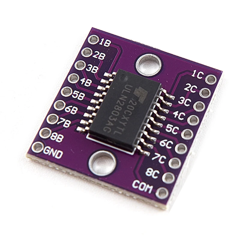 Модуль драйвера транзисторов ULN2803A DARLINGTON с высоким выдерживаемым напряжением и