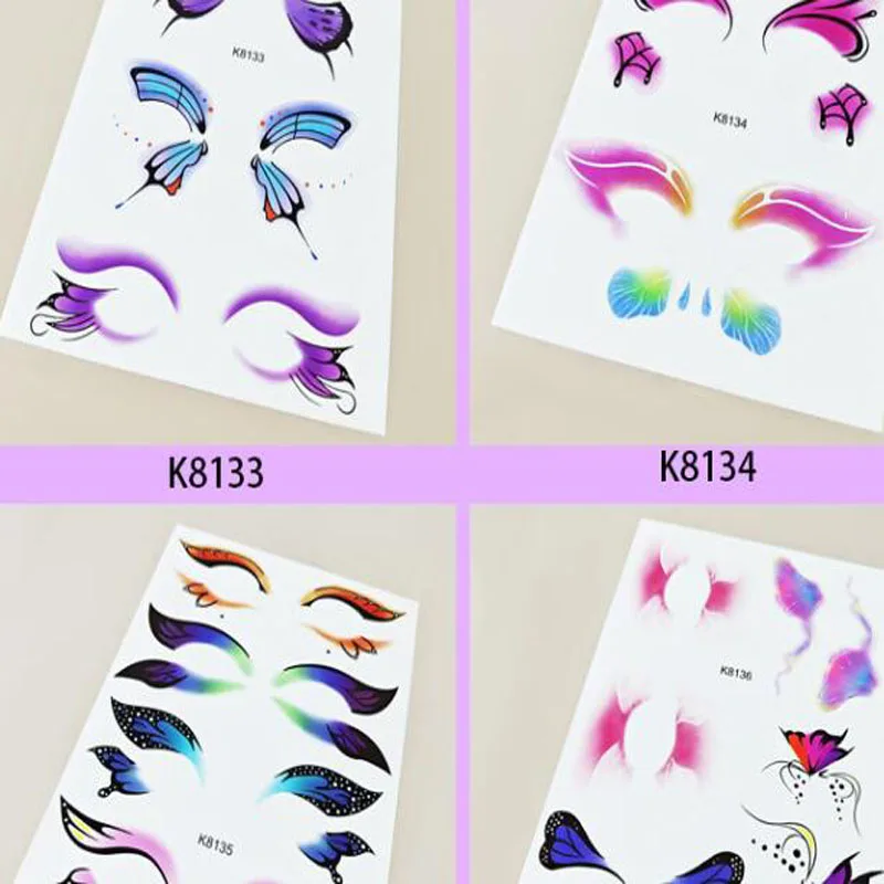 Наклейки для макияжа лица подводка глаз самоклеящиеся тату-наклейки наклейки