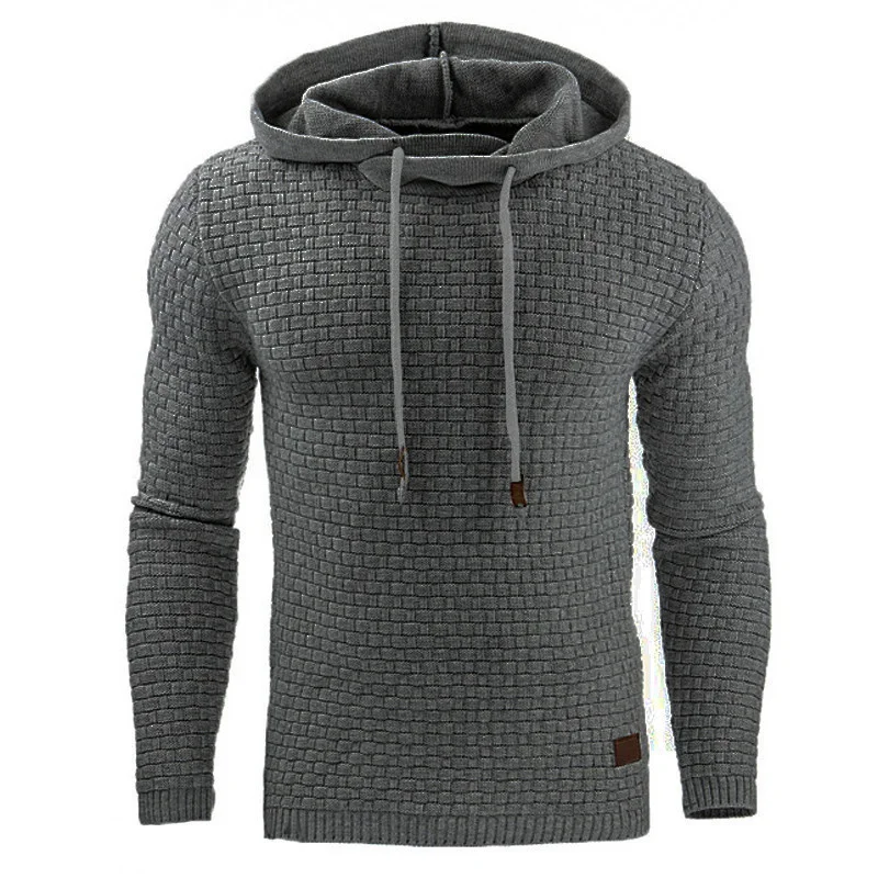 

Men's Hoodies Slim Hooded Sweatshirts Male Casual Sportswear pullover plus size
