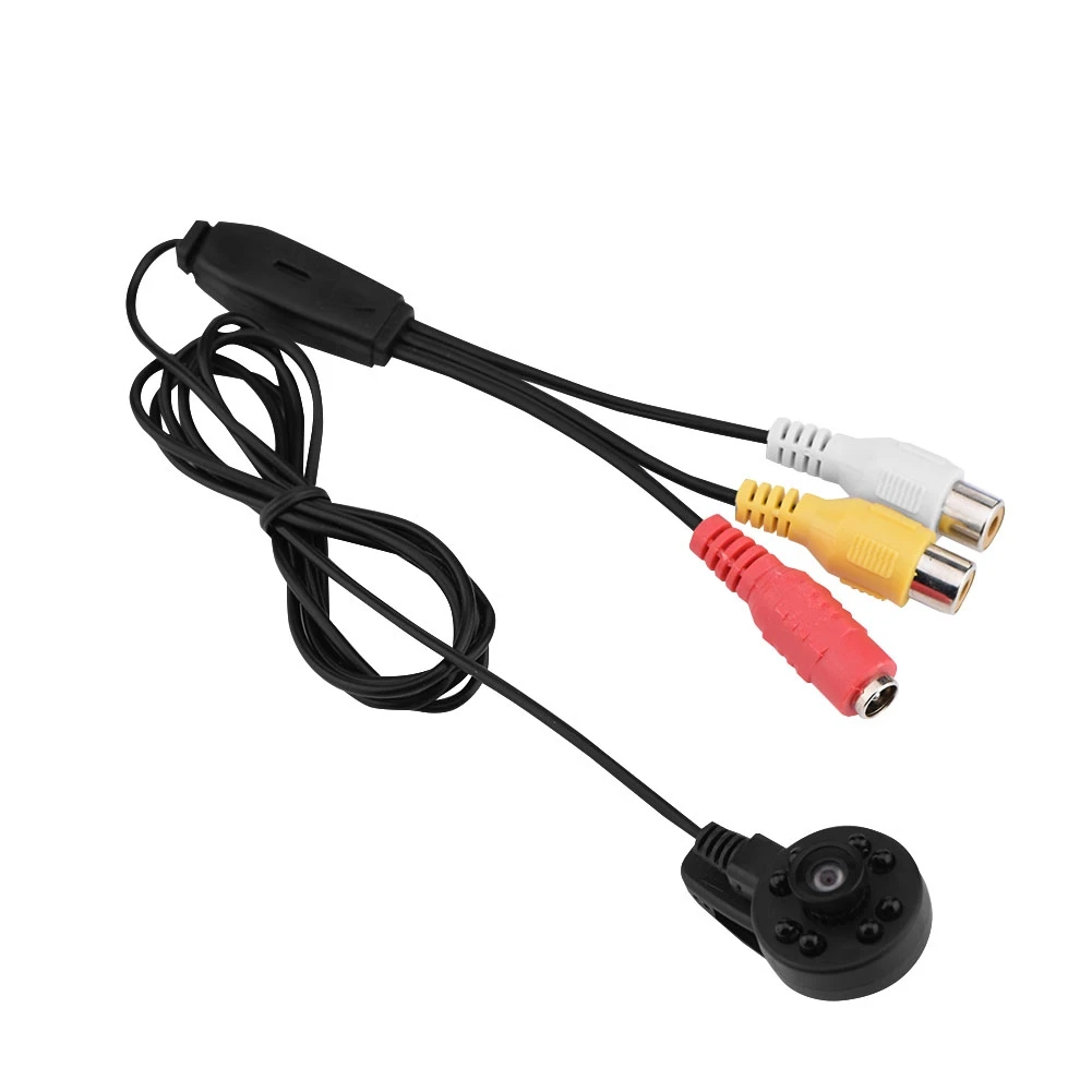 

HD 170° Wide Angle Camera 8 LED IR Night Vision Camera Audio and Video FPV Micro Camera PAL cctv camera cctv camera