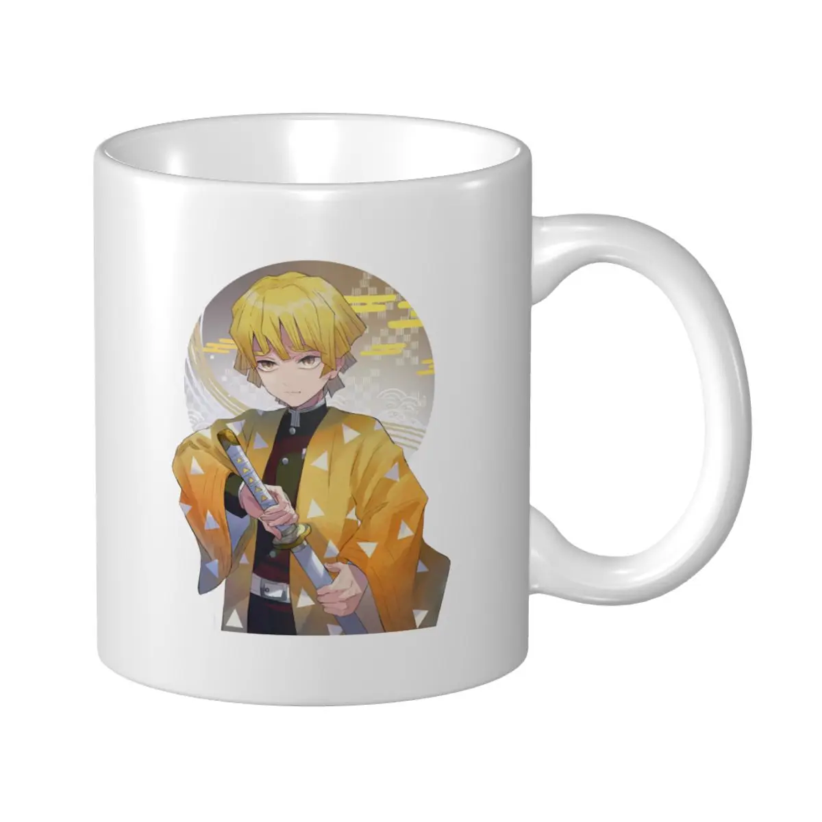 

Кофейная кружка с рассекающим демонов однотонные кружки индивидуальные керамические кружки Экологичная чайная чашка 330 мл (11 унций)