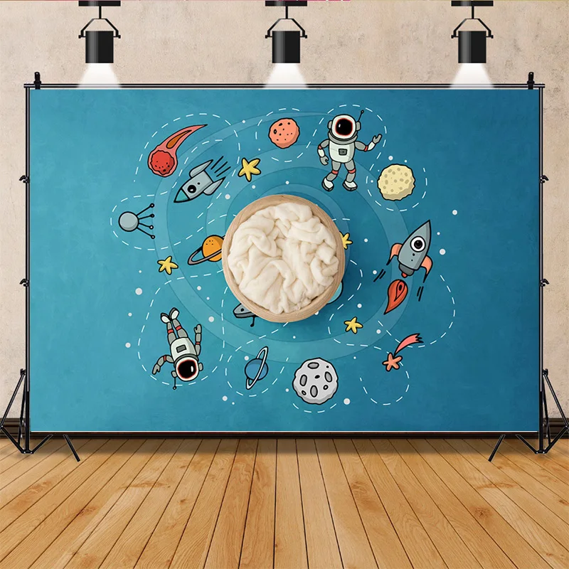 Фон для фотосъемки с изображением качели