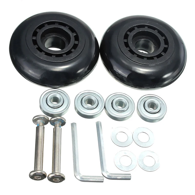 2 комплекта чемоданов Сменные колесики с осями Deluxe Ремонтный инструмент OD 68 мм |