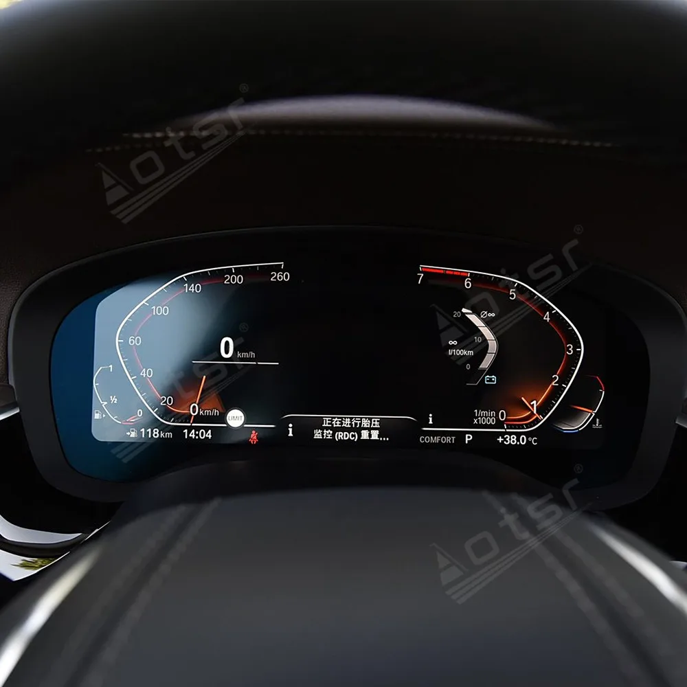 Для BMW 3 5 7 серии G30 G32 G11 X3 G01 X4 G02 2017 ~ 2019 Измеритель скорости ЖК-кластер Приборная