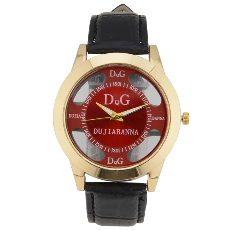 Reloj Mujer 2023 New Fashion Luxury Women Quartz Watch Hollow Dial Personalized Men's Leather Belt Outdoor Watches Relogio