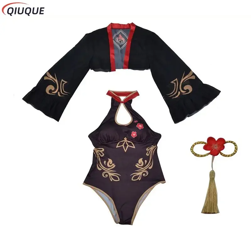 Waq74 Miss Hina Lisa Hutrai купальный костюм Genshin Impact купальник женский аниме косплей игра