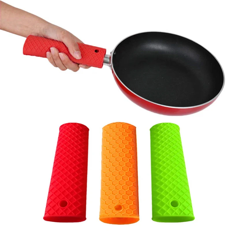 

Silicone Pot Pan Handle Cover Saucepan Holder Sleeve Slip Cover Grip Cookware Parts Cookware Parts Unique Kitchen Tools 35