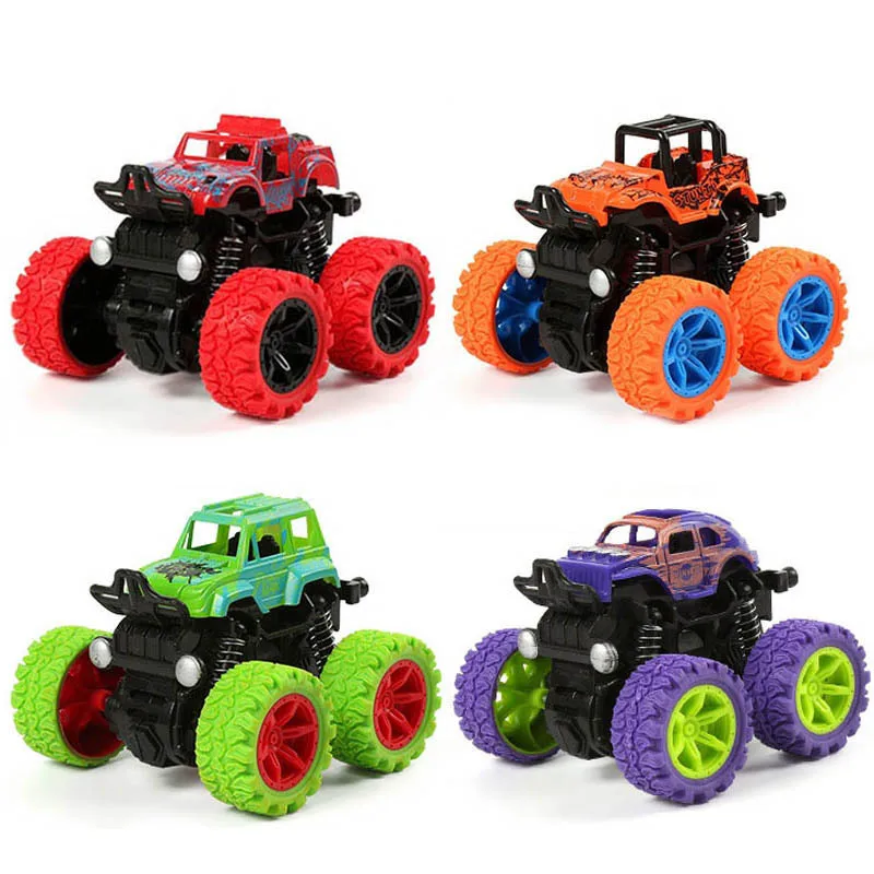 S Push And Go Inertia Suv Vehicles Playsets For Kids 360 Degree Flipping Cars Model