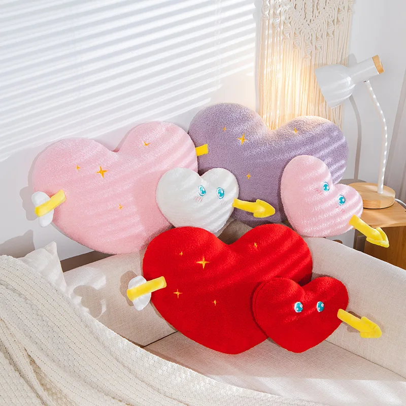 

New Filling Lovely Plush Toys Soft PP Cotton Stuffed Doll Pillow Cushion Kids Adult Baby Birthday Gift Red Pink
