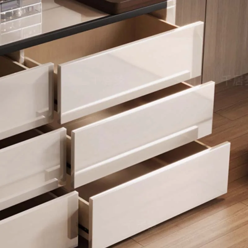 Современный женский туалетный столик волнистый дешевый стол кофейный