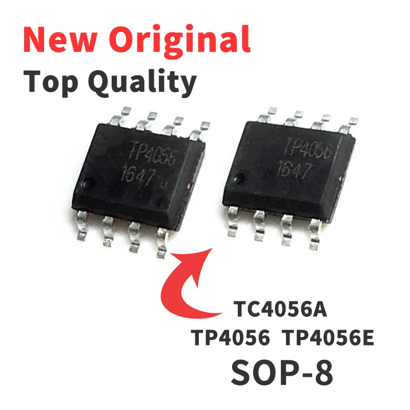 

10 шт. TC4056A TP4056 TP4056E SMD SOP8 1A линейная литий-ионная батарея