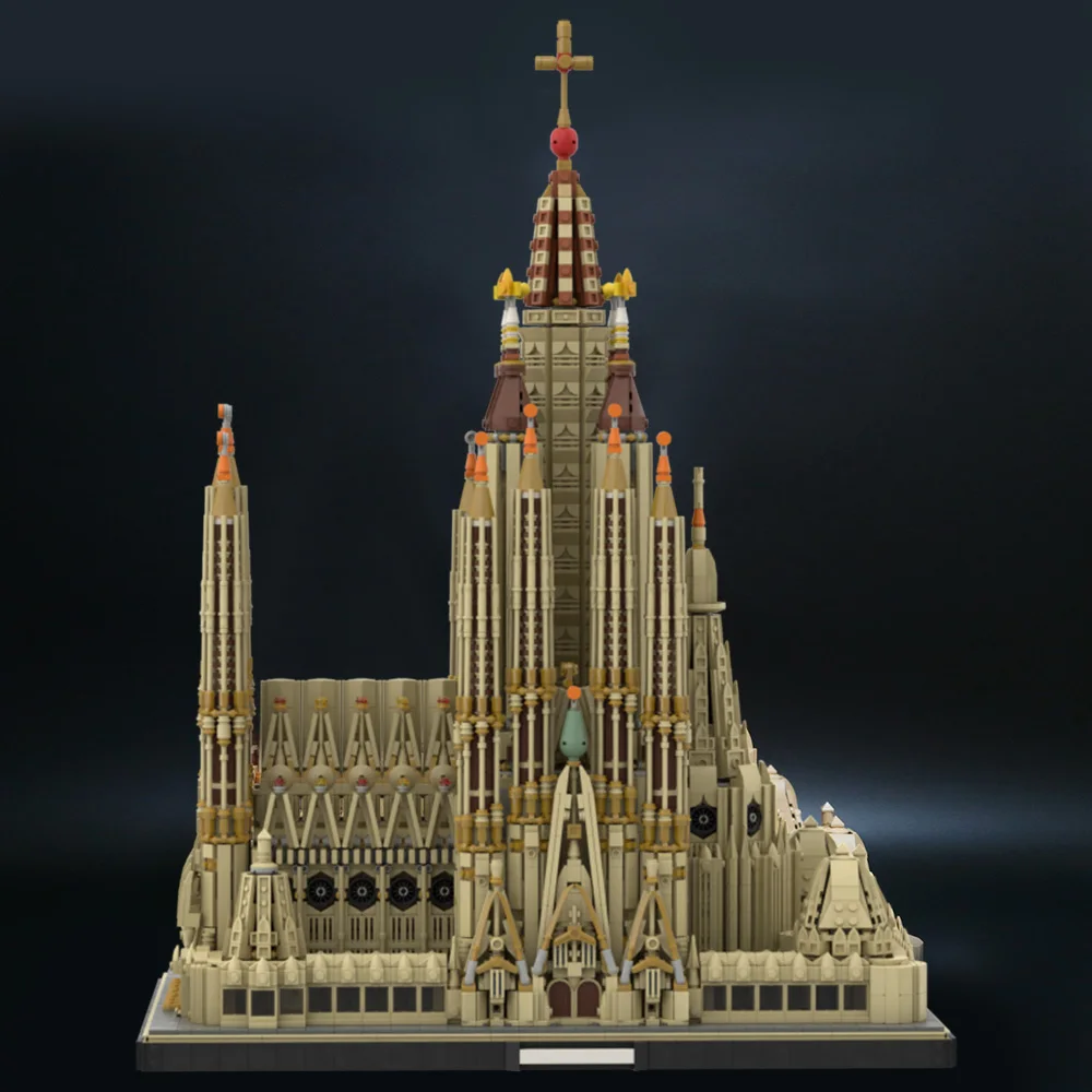 

Набор креативных моделей MOC C6984 Sagrada Family, европейская архитектура, христианская церковь, подарок для детей на день рождения и Рождество