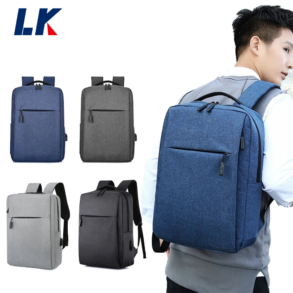 

Man Computer Backpack Travel Business Trip Laptop USB Charging Interface Outside Bag Unisex Daypacks Men Leisure Large Capacity