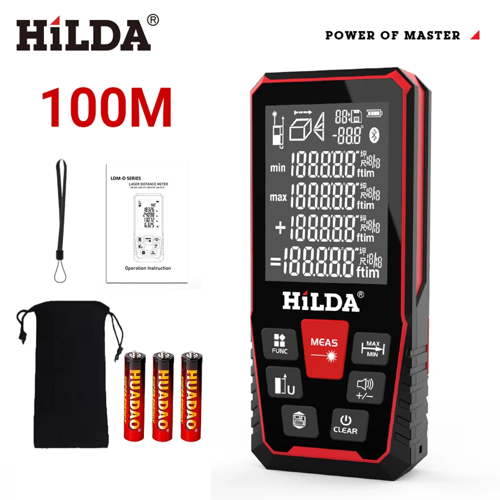 

Лазерный дальномер HILDA зеленый 100/120 м