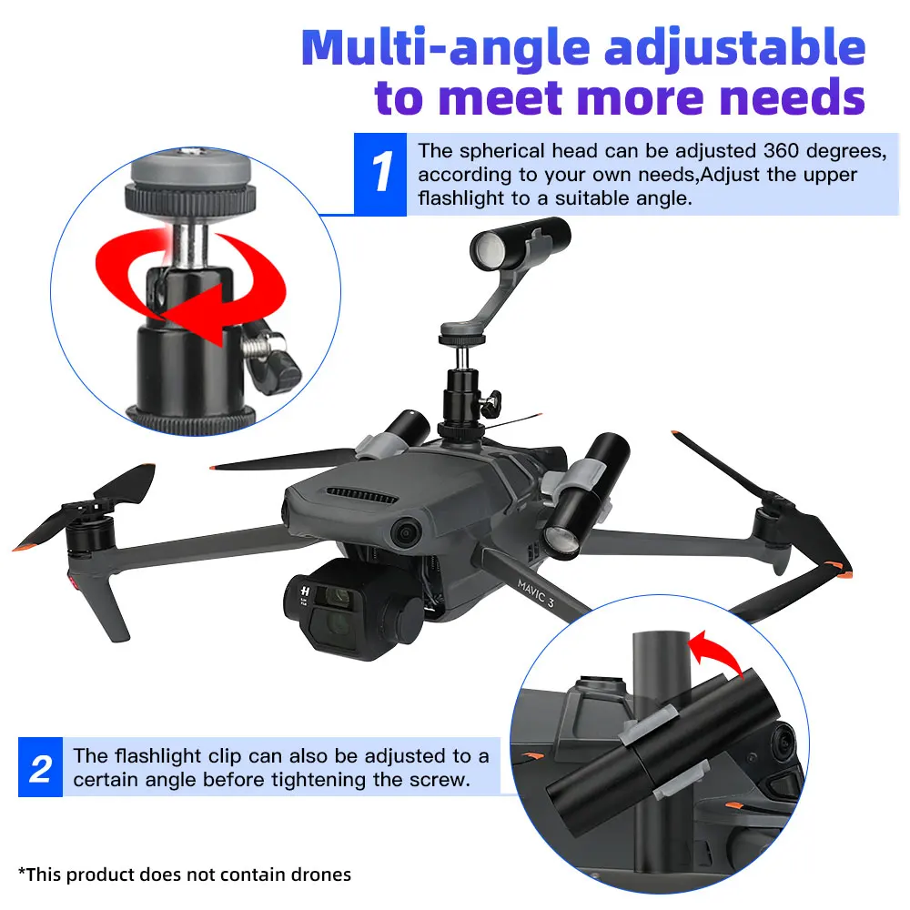 Светильник лампа для DJI Mavic 3 ночник F лампа-вспышка сигнальная сисветильник