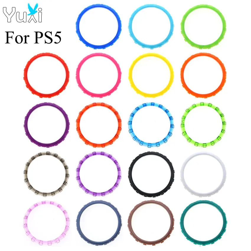 

YuXi 2pcs Replacement Accent Rings For PS5 Controller Accessories