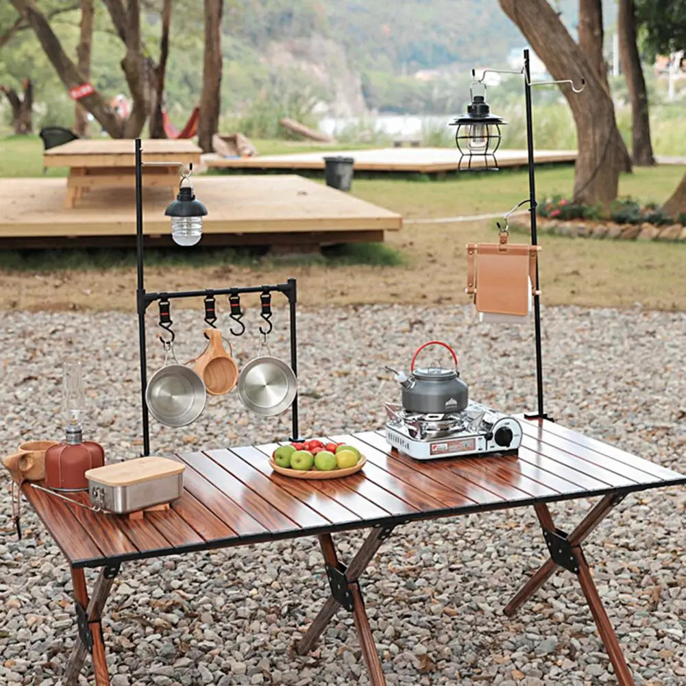 

Pig Tail Hook No Rust Easy to Carry Non-deformable S-shaped Light Pole Hook for Outdoor