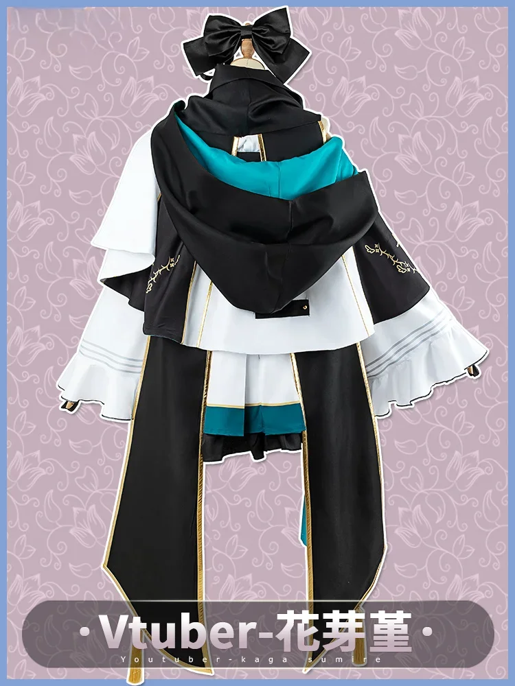 NIJISANJI Vtuber Kaga Sumire косплей костюм Хэллоуин игровой женское платье наряды