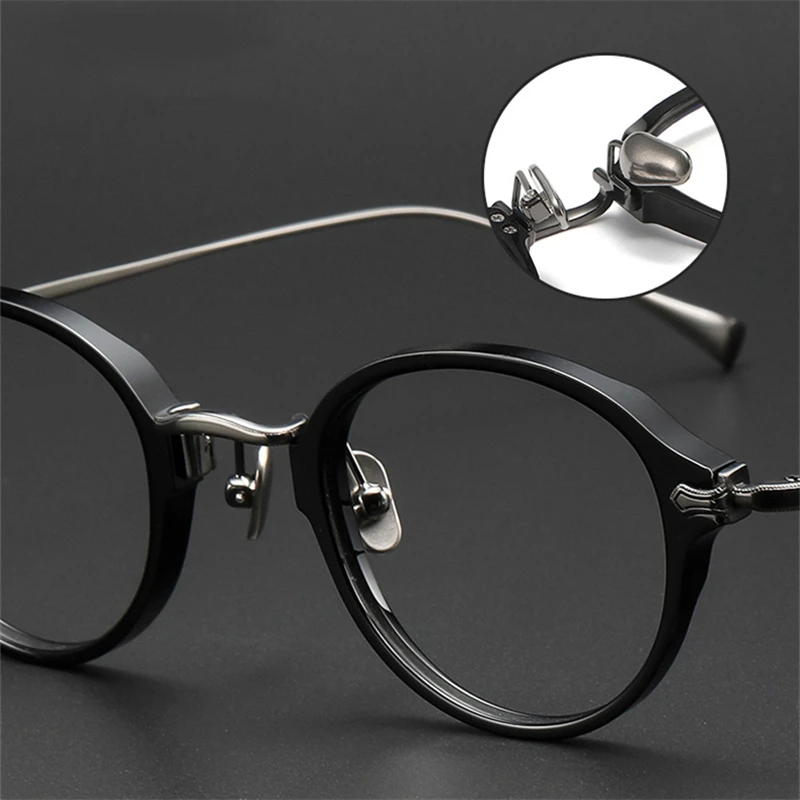 Круглые очки для близорукости в стиле ретро японская брендовая прозрачная