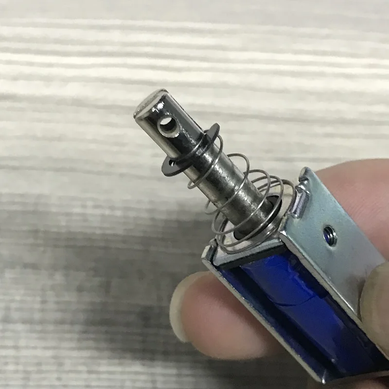 Мини Электромагнит 12 в 24 В постоянного тока микро толкающий Электрический магнит