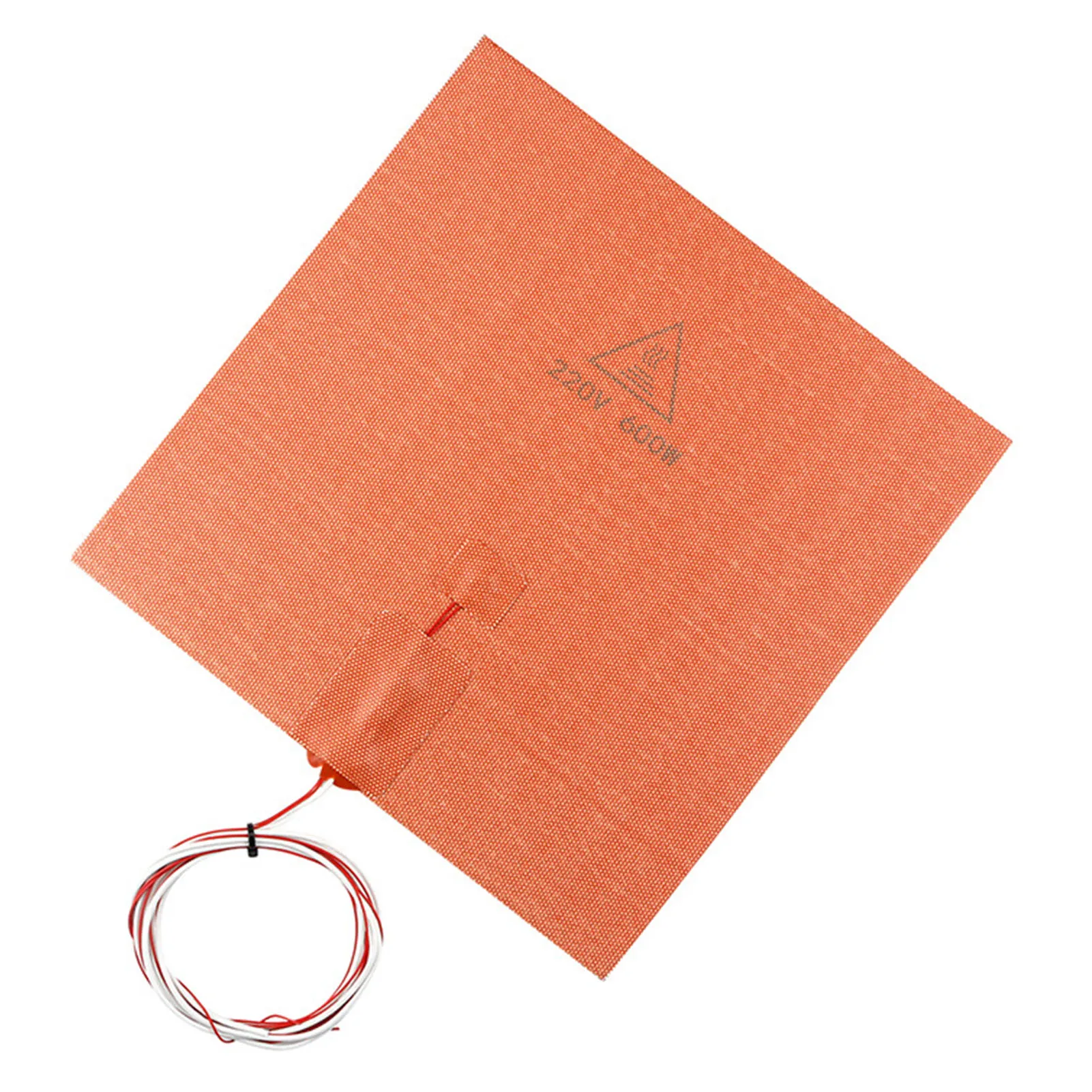 

3D Printer Silicone Heated Pad 3D Printer Thermistor Silicone Heater Mat 220V 600W High Temperature Uniform Heat Transfer 3D